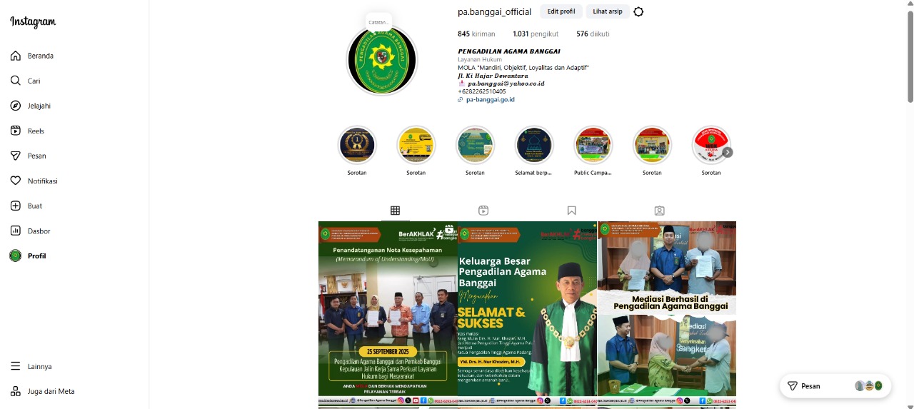 profil IG